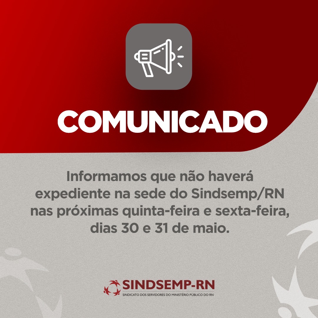 SINDSEMPRN COMUNICA