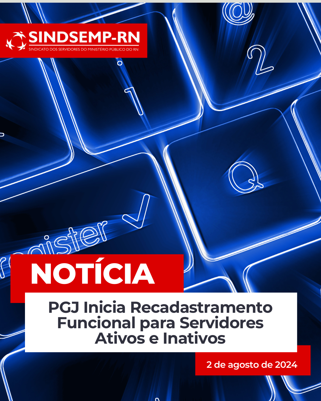 PGJ Inicia Recadastramento Funcional para Servidores Ativos e Inativos