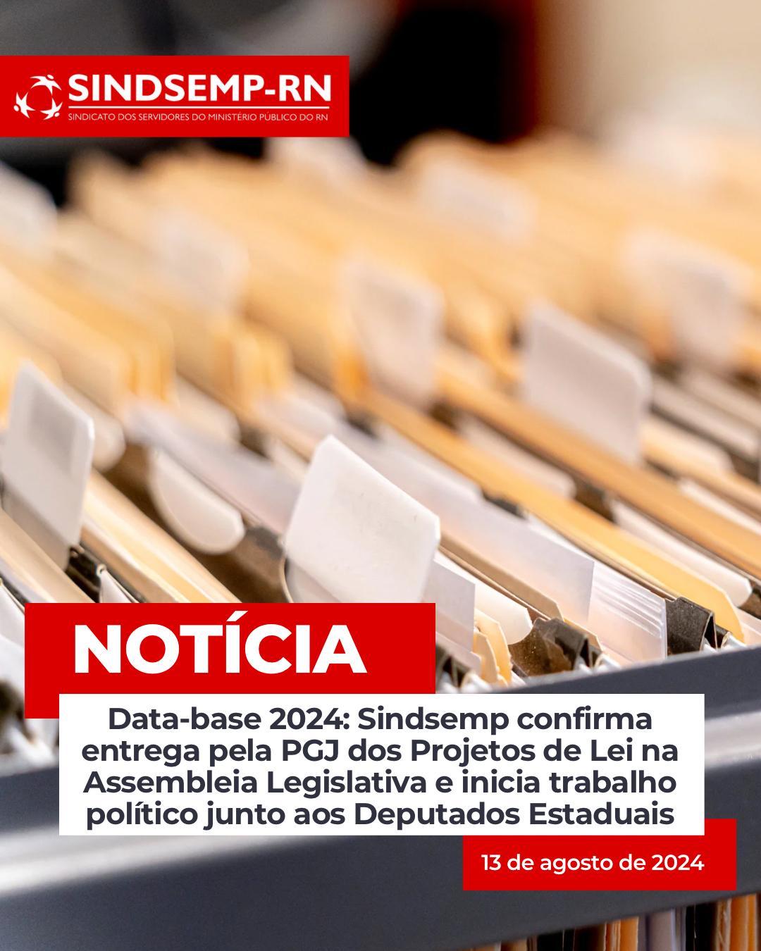 Data-base 2024: Sindsemp confirma entrega pela PGJ dos Projetos de Lei na Assembleia Legislativa e inicia trabalho político junto aos Deputados Estaduais