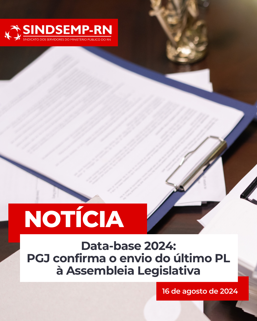 Data-base 2024: PGJ confirma o envio do último PL à Assembleia Legislativa