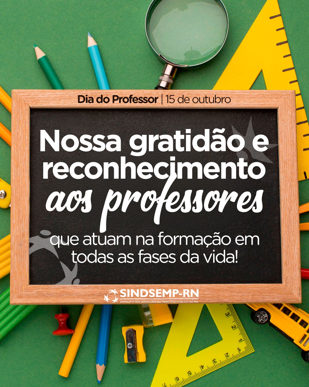 15 de outubro: Dia do Professor 