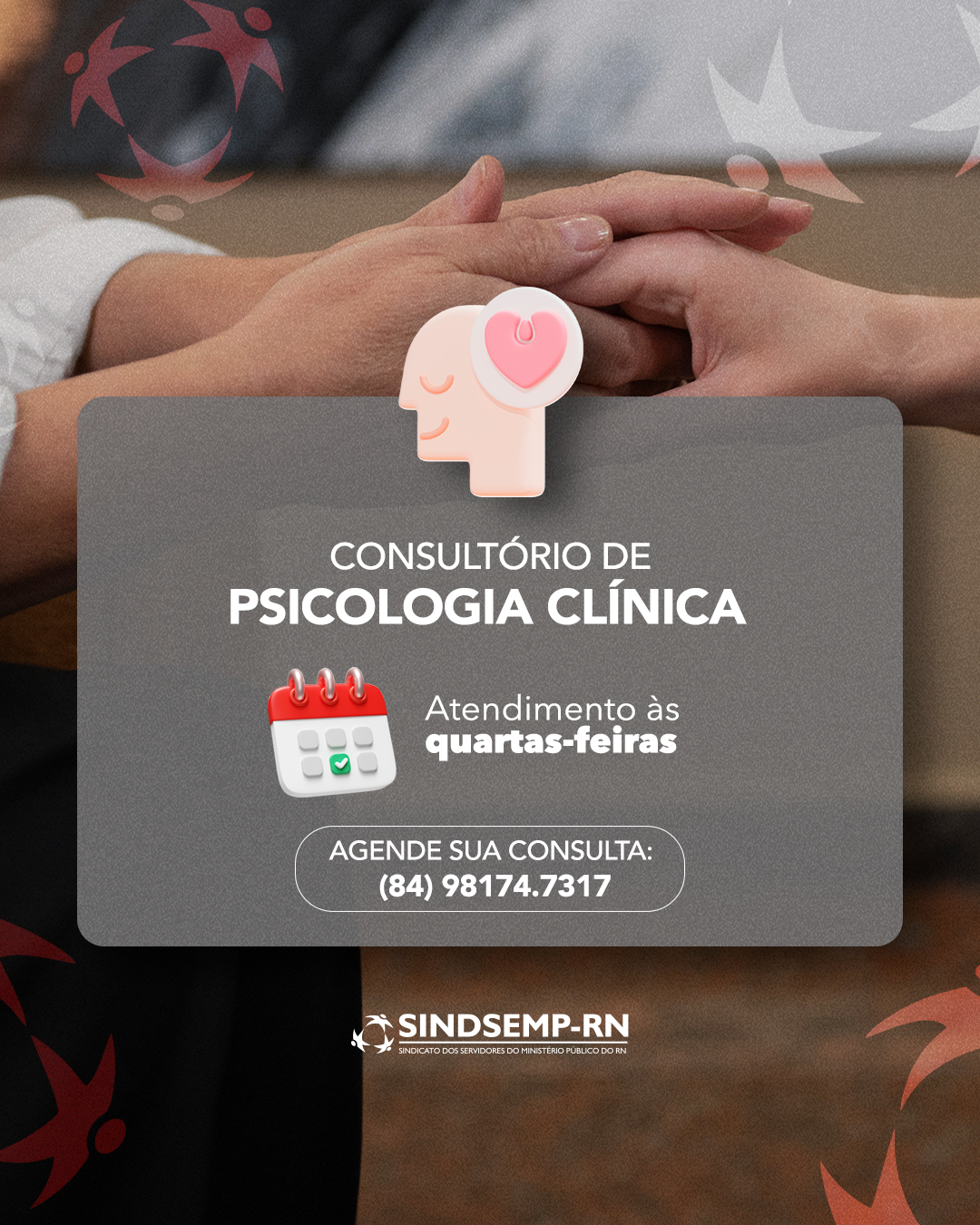 CONSULTÓRIO DE PSICOLOGIA CLÍNICA SINDSEMPRN: CUIDAR DA MENTE É ESSENCIAL!